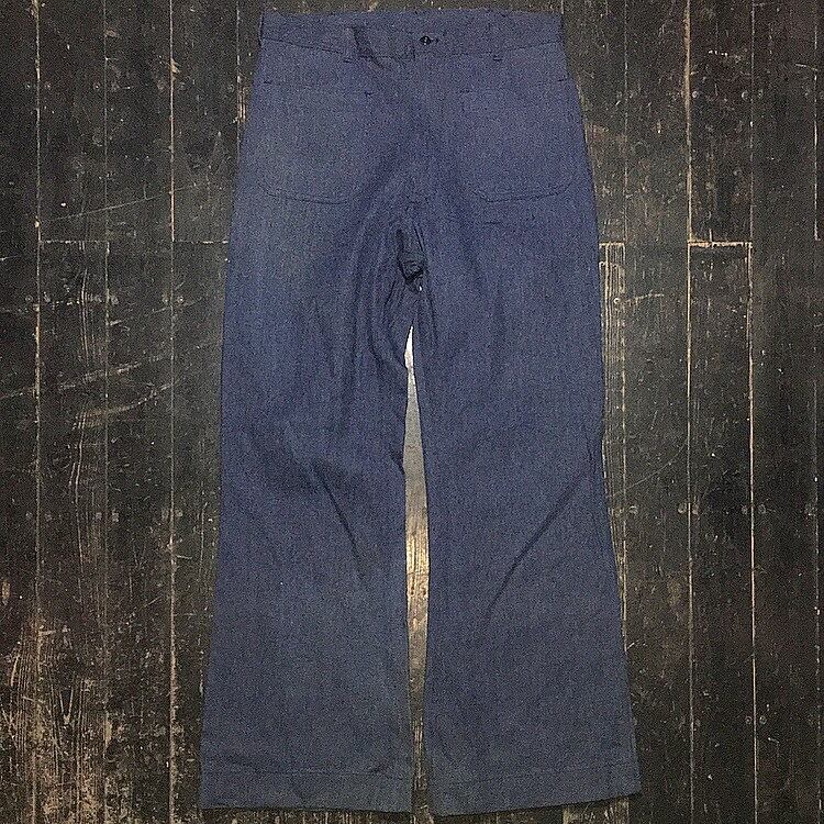 NOS 80's / U.S.Navy / Trousers Utility Men's Denim Type-1