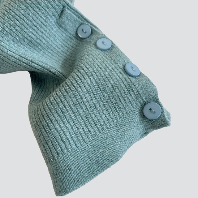 Ribbed knit leg warmer A00065