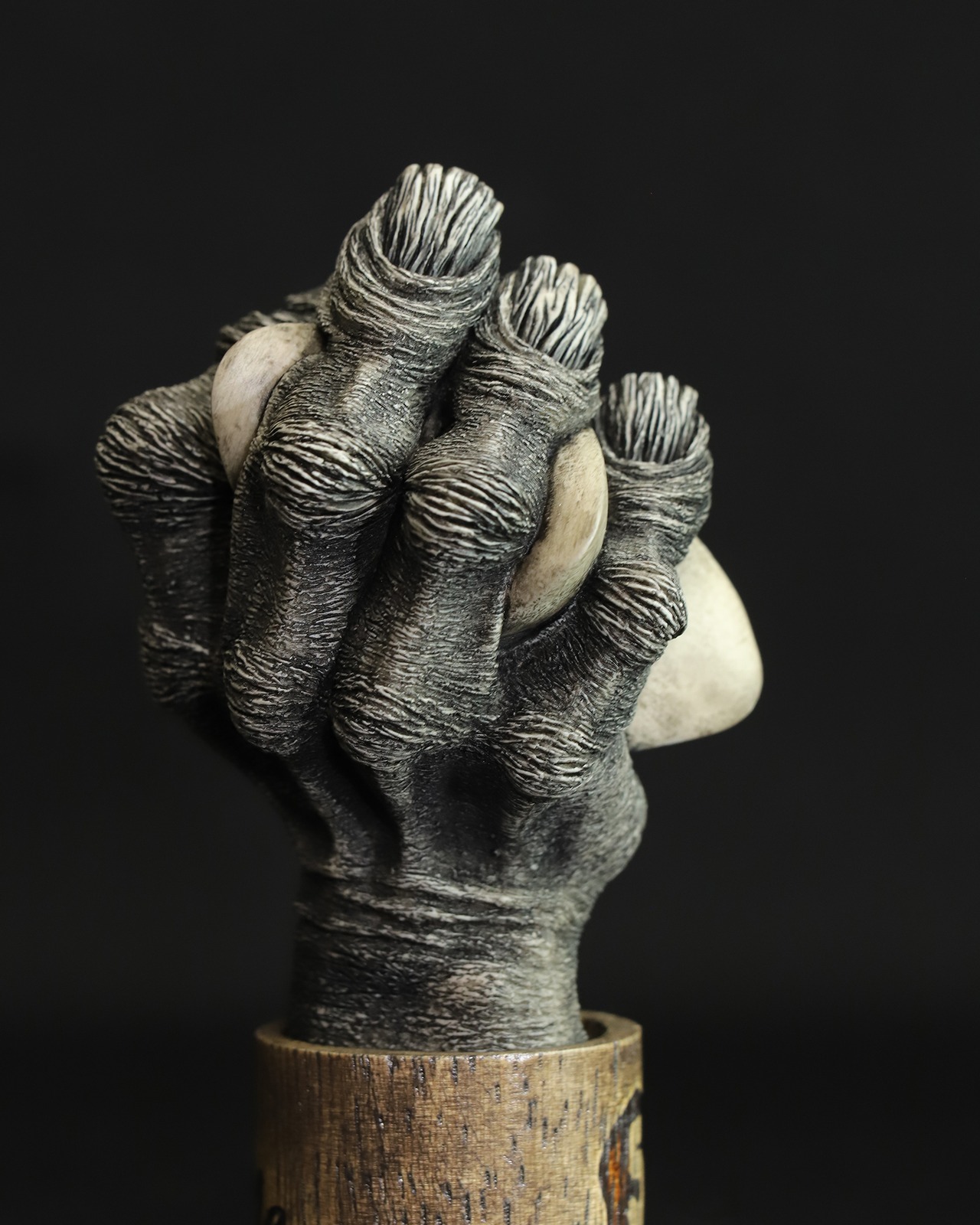 [数量限定] "5th Anniv" SUPER BIG KEYHOLDER - serial.07 /Black ink wash