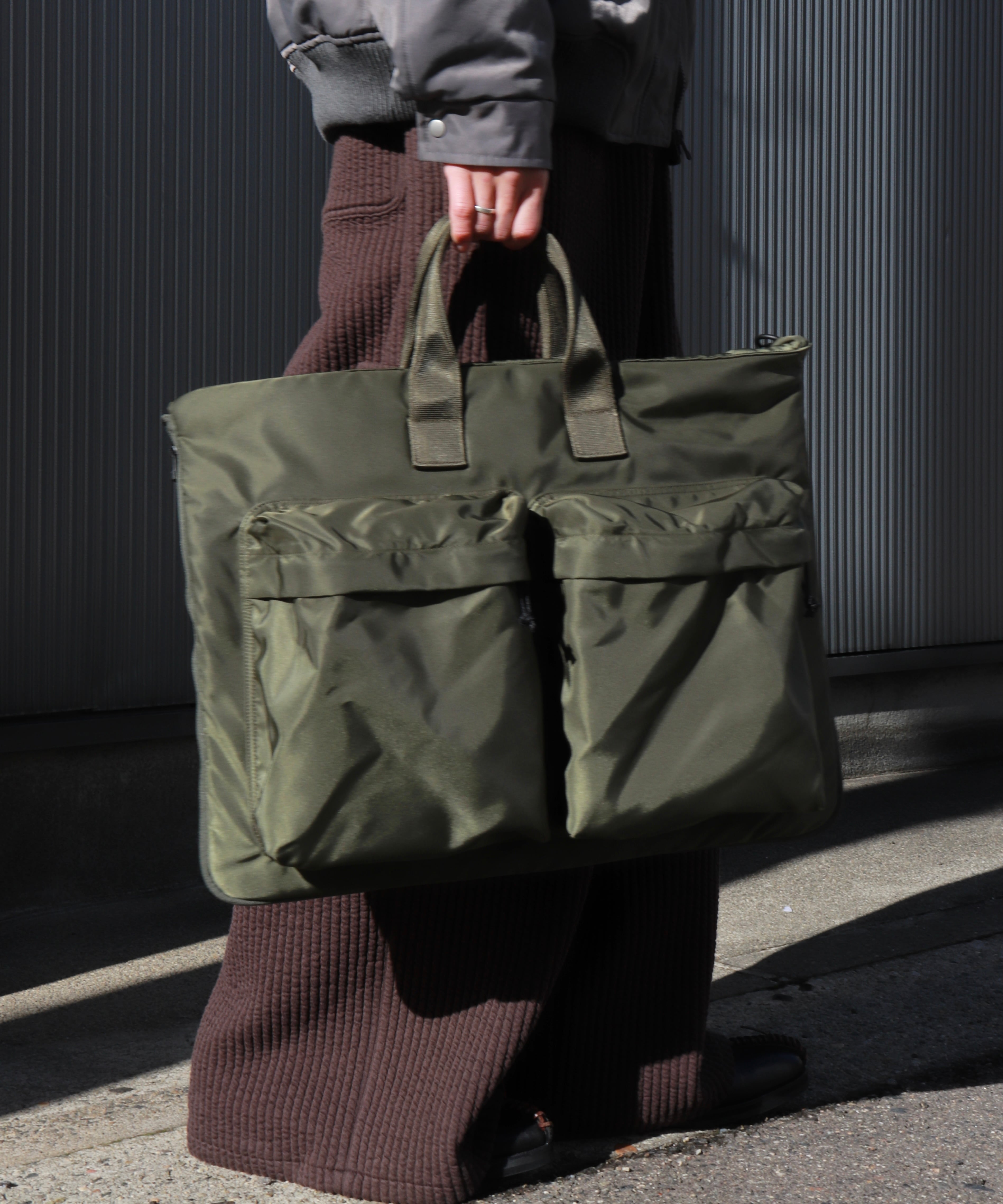 O.E.M. / OEM10B EX HELMET BAG (GREEN) | AfterSchool (アフター