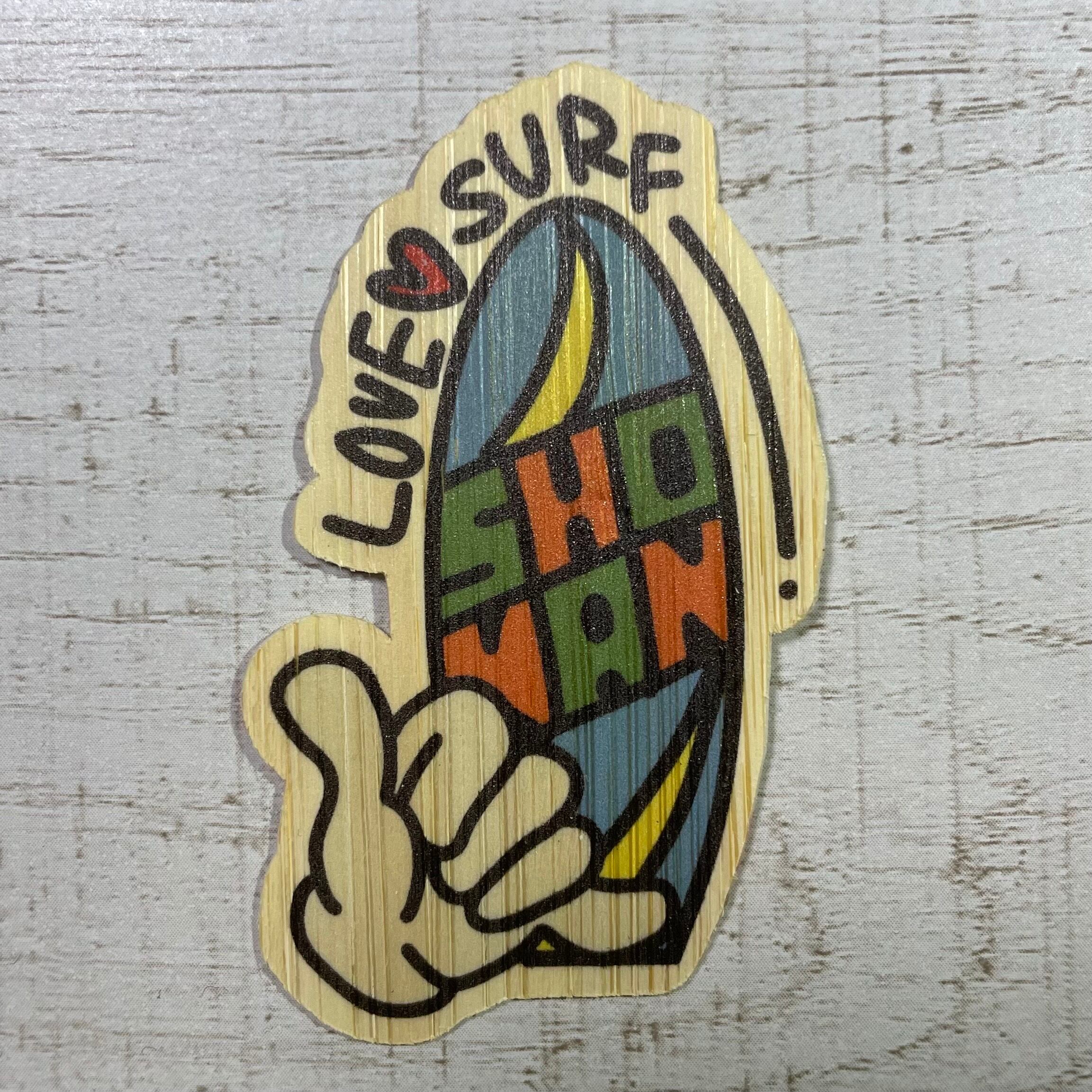 デザインペーパー、ステッカー等　60サイズ バンブーステッカー SHONAN LOVE | はっぴー印刷ラボ