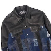 【GJK-M0014】藍染めGジャン JAPANESE INDIGO TRACKING JACKET