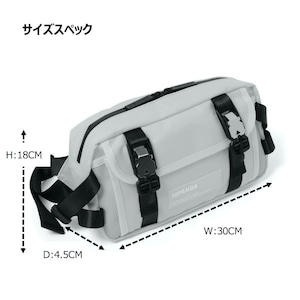 送料無料 【HIPANDA ハイパンダ】ウエストバッグ WAIST BAG  / BLACK・BLUE・PINK