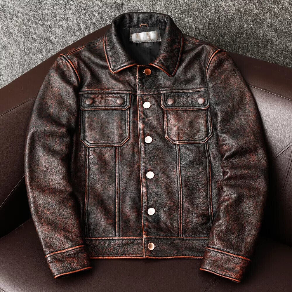 牛革キルティングアームジャケット Cow Leather Quilted Arm Jacket