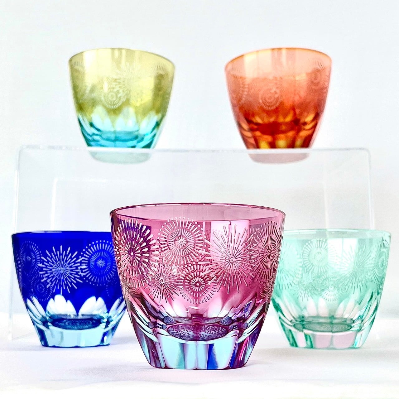 花火special edition5個セット | 椎名切子（GLASS-LAB) 江戸切子・砂