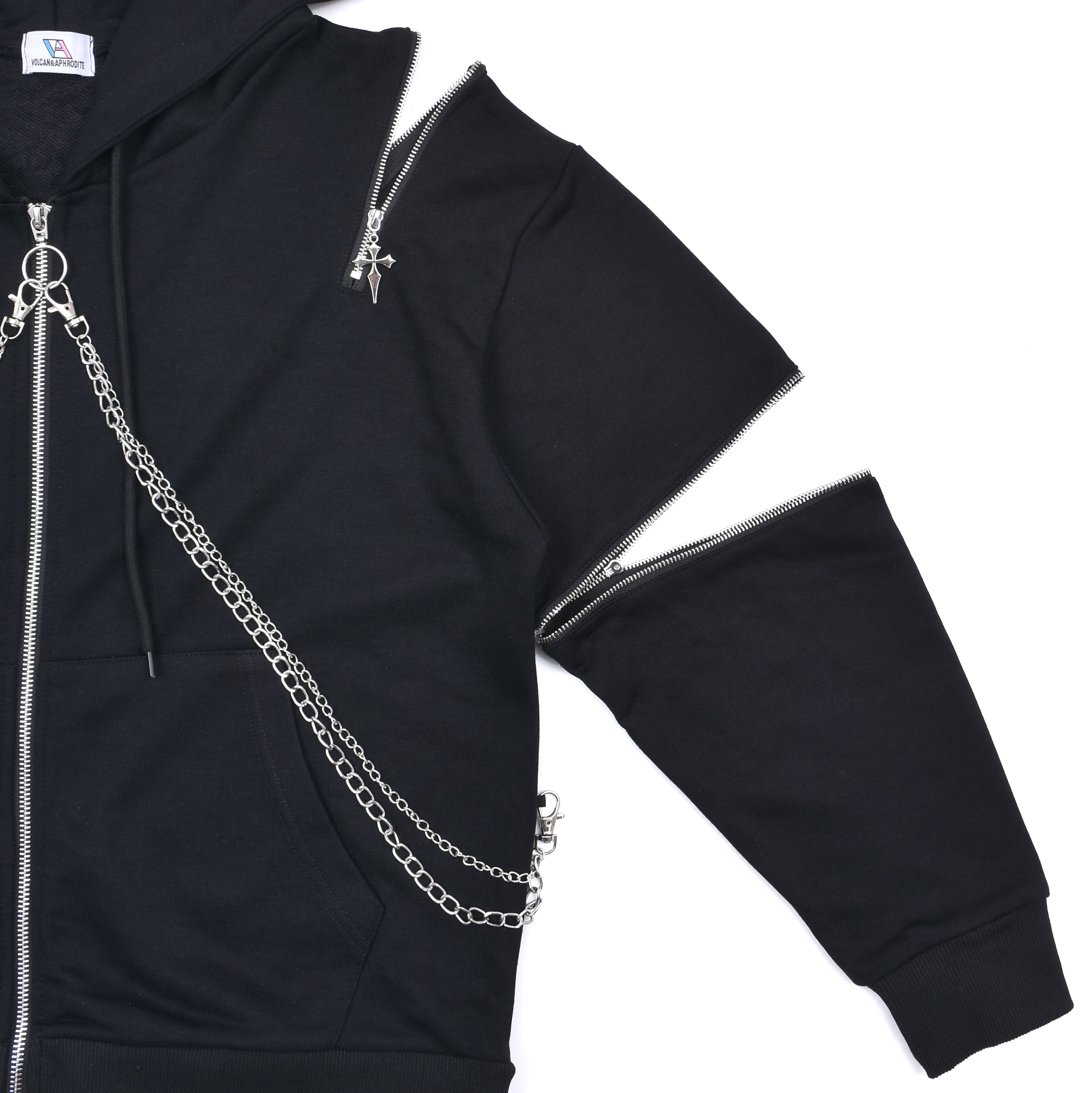 SiM 刺繍入りパーカー XXL セール】ALLOVER EMBROIDERY ZIP UP HOODED SWEATSHIRT（パーカー