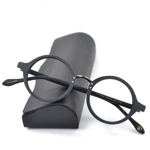Wood Grain Metal Bridge Glasses -round- / ウッド グレイン メタル ブリッジ メガネ -ラウンド-