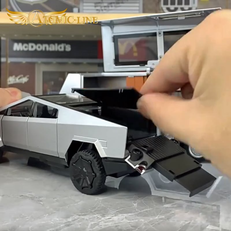 テスラ サイバートラック キャンピングトレーラー セット 1/32