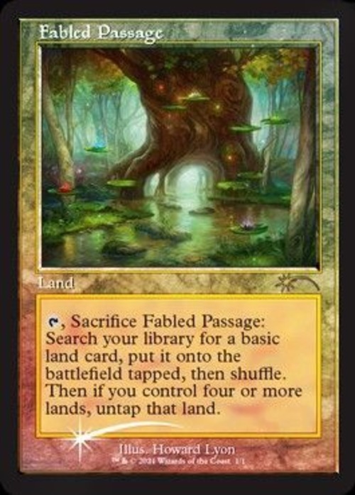 MTG《寓話の小道/Fabled Passage(旧枠プロモ)》英語 Foil