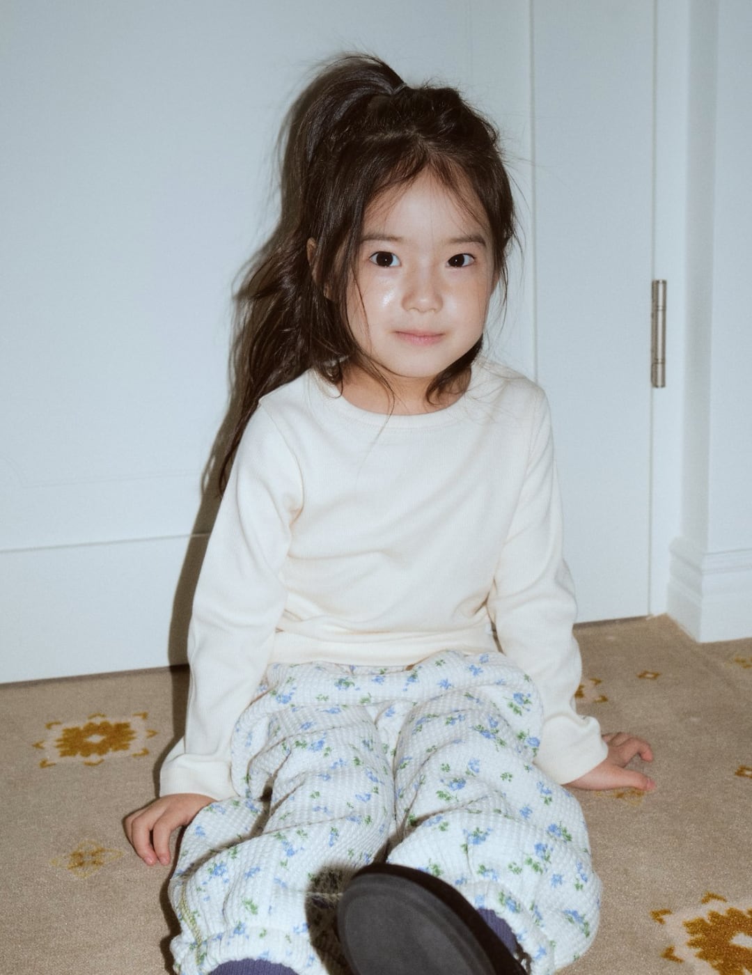 送料無料【予約】/ kids クロッフルジョガーパンツ /lalaland