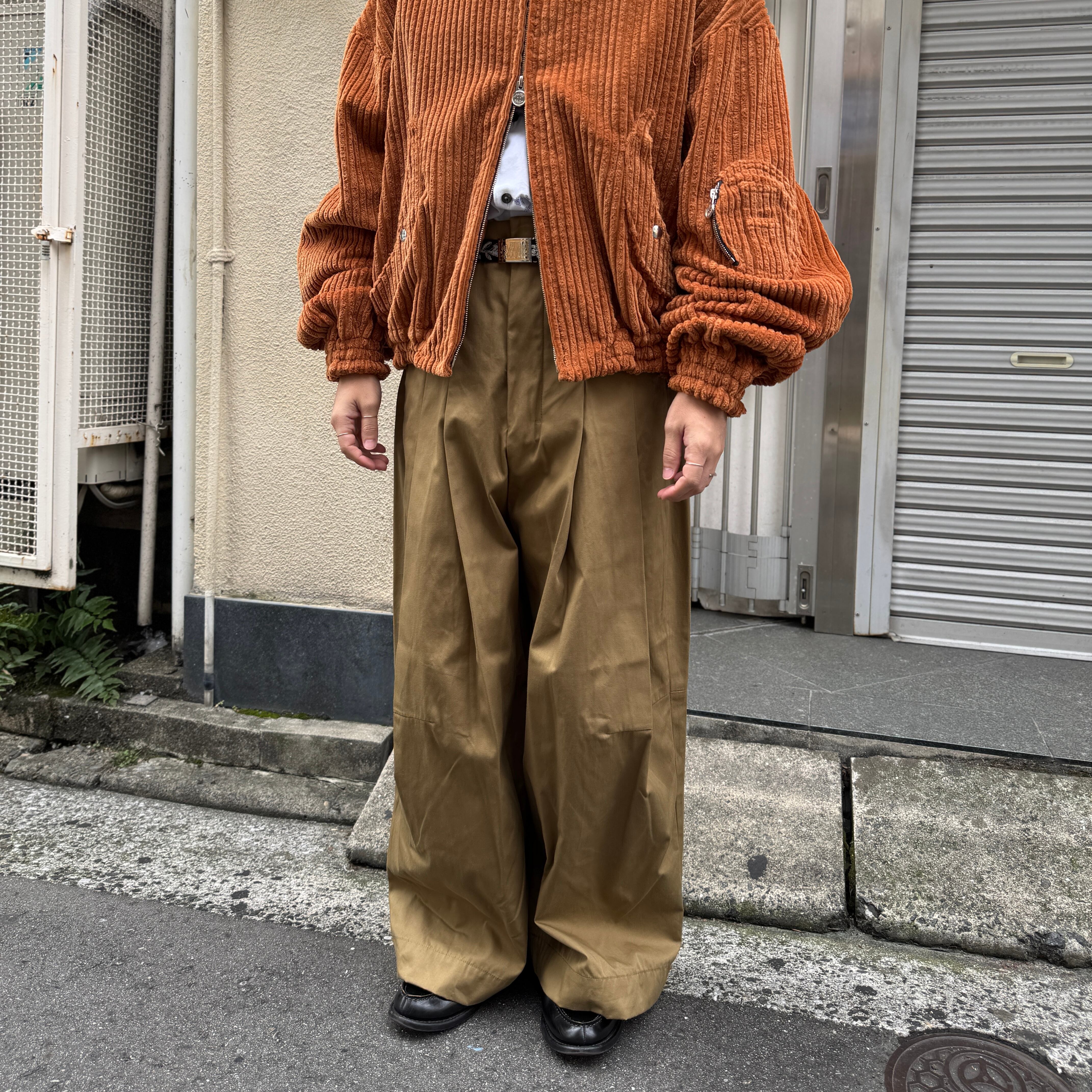 パンツ UPCYCLED BAGGY SHINYAKOZUKA / UPCYCLED BAGGY / DEADSTOCK CORDURA BROKEN TWILL