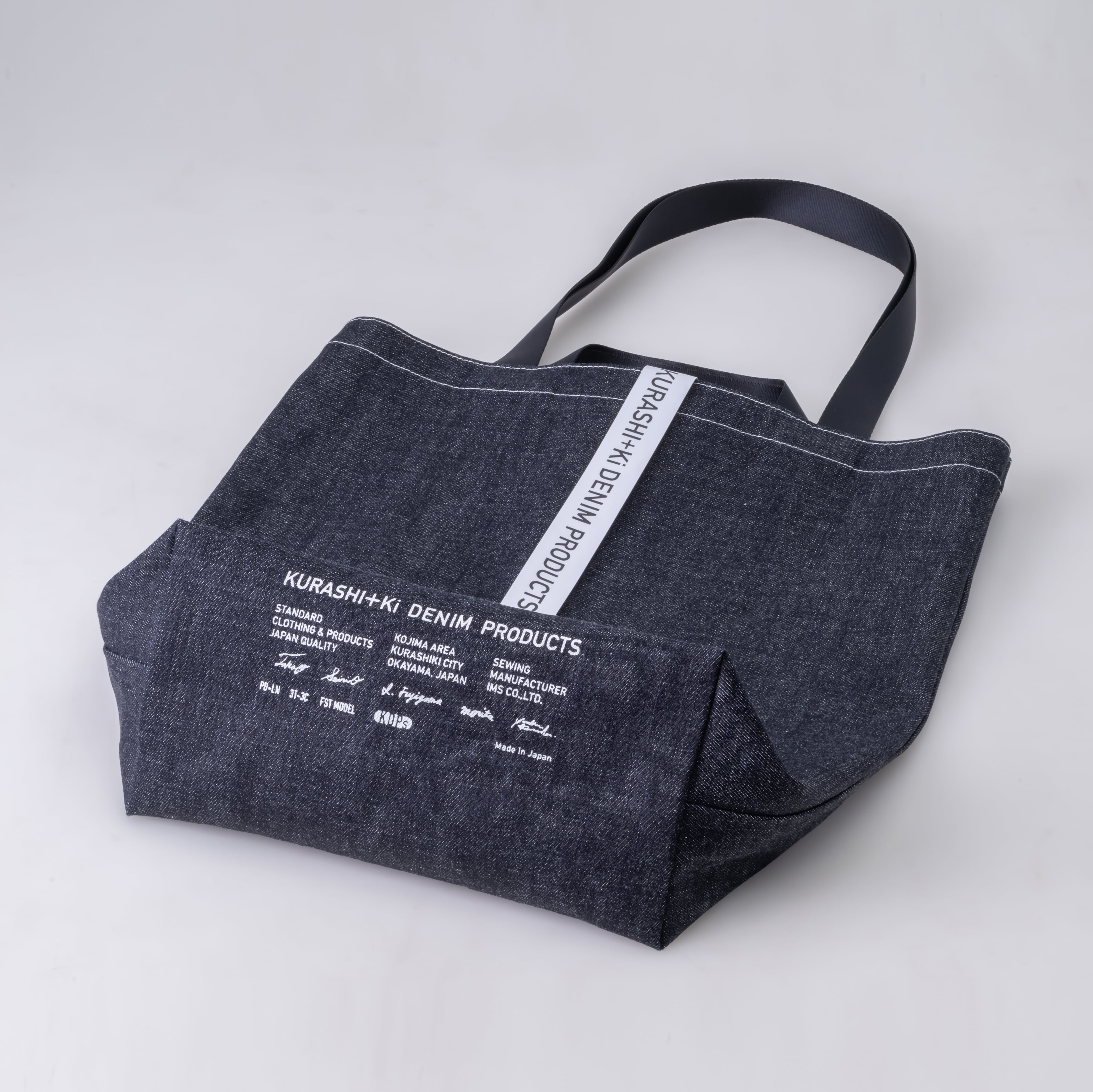 KURASHI+Ki BAG L Indigo（ショッピングトート・インディゴ） | EDGE