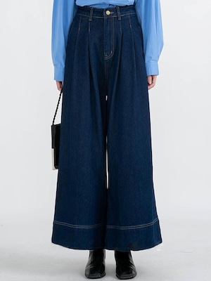 Wide leg line denim（ワイドレッグラインデニム）c-567