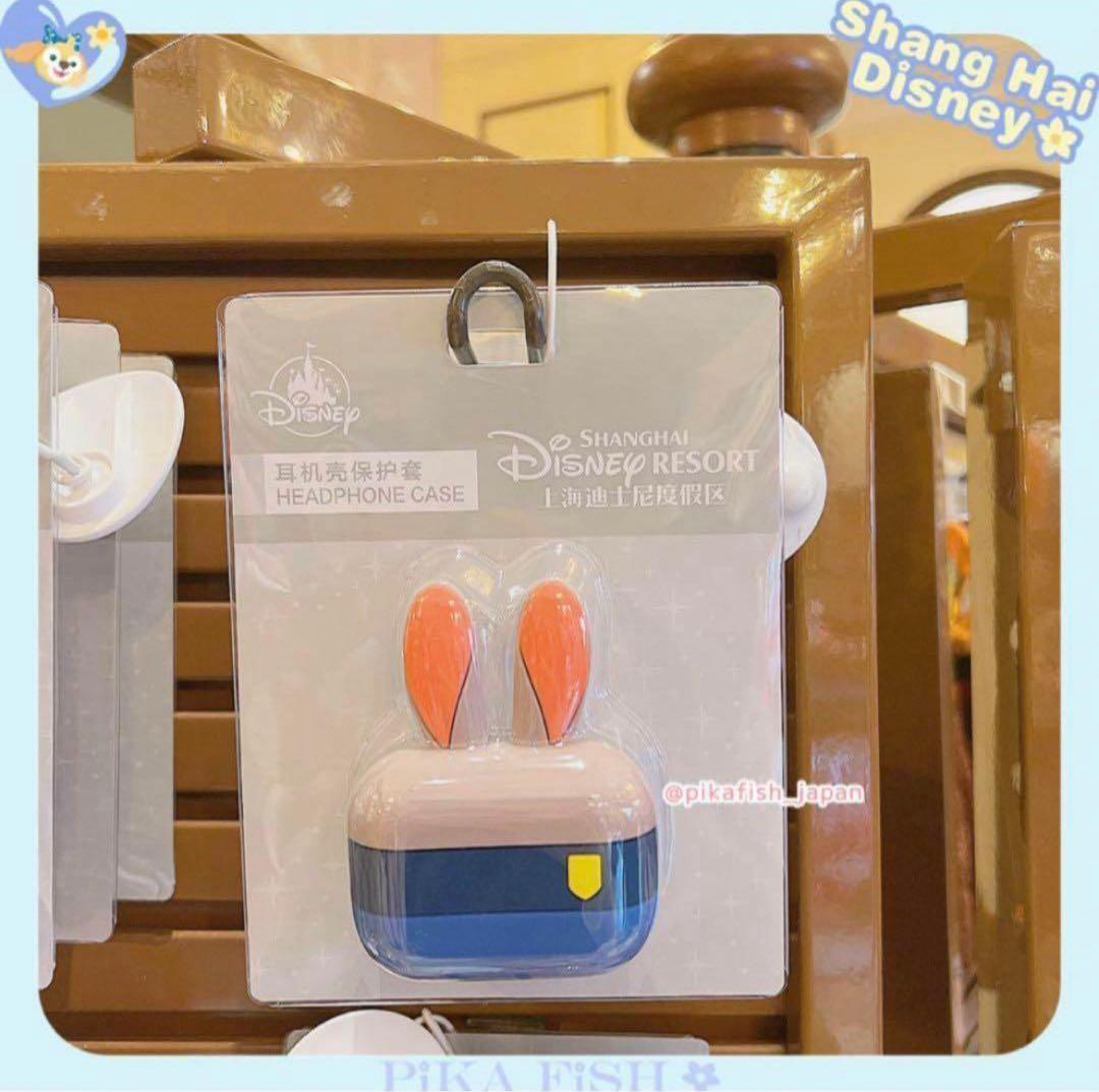 上海ディズニー リーナベル　フード付　ぬいぐるみマフラー　帽子 上海ディズニー リーナベル マフラー付き帽子 ぬいぐるみ付き 帽子付き