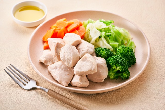 【3食セット】鶏むね肉と温野菜のサラダ