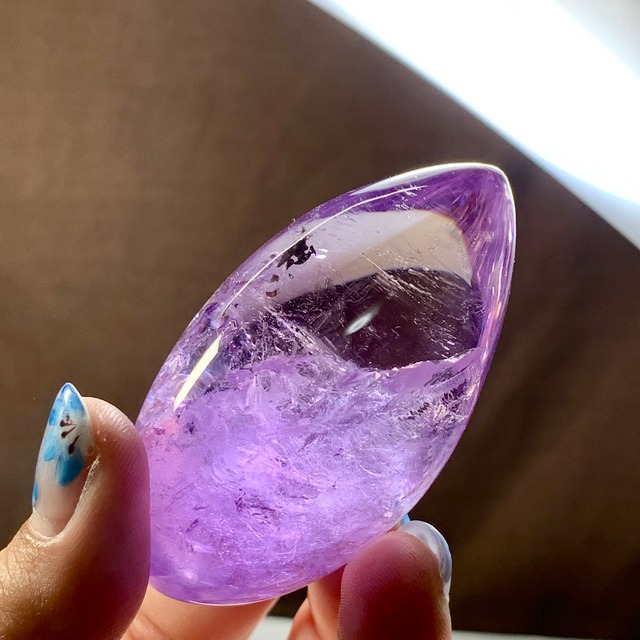 5.透明度高☆ラベンダーアメジスト・たまご