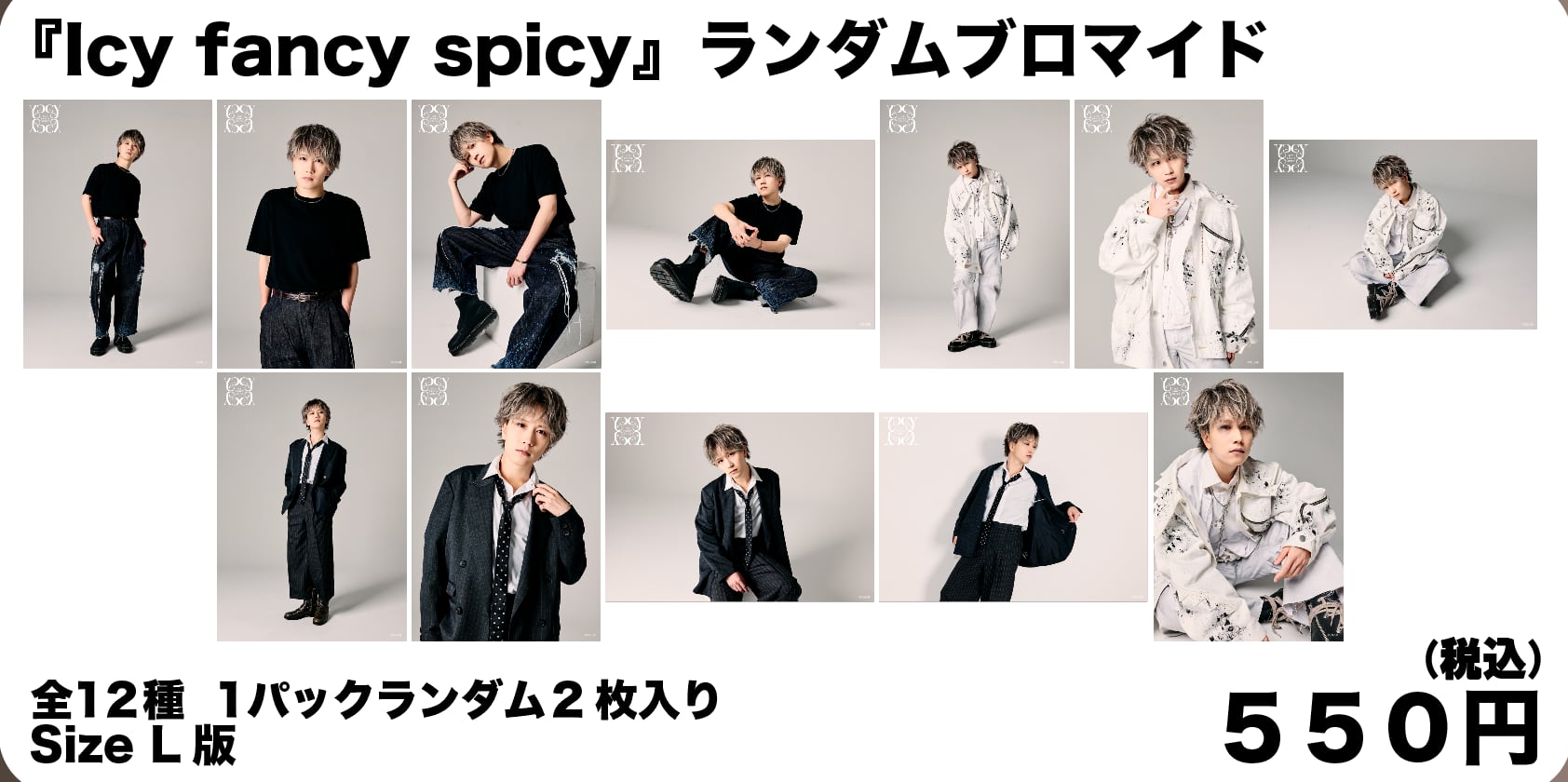 Icy fancy spicy』ランダムブロマイド | 小笠原仁の好きなもんは好き