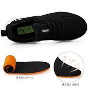 [Feethit] レディーススニーカー ランニングシューズ 通気軽量滑り止 スリッポンカジュアル ジム通勤通学旅行日常お洒落運動靴ジョギング