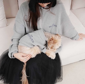 Human/予約【noonoosoom】THE BE LOVED Half Zipup (Gray)