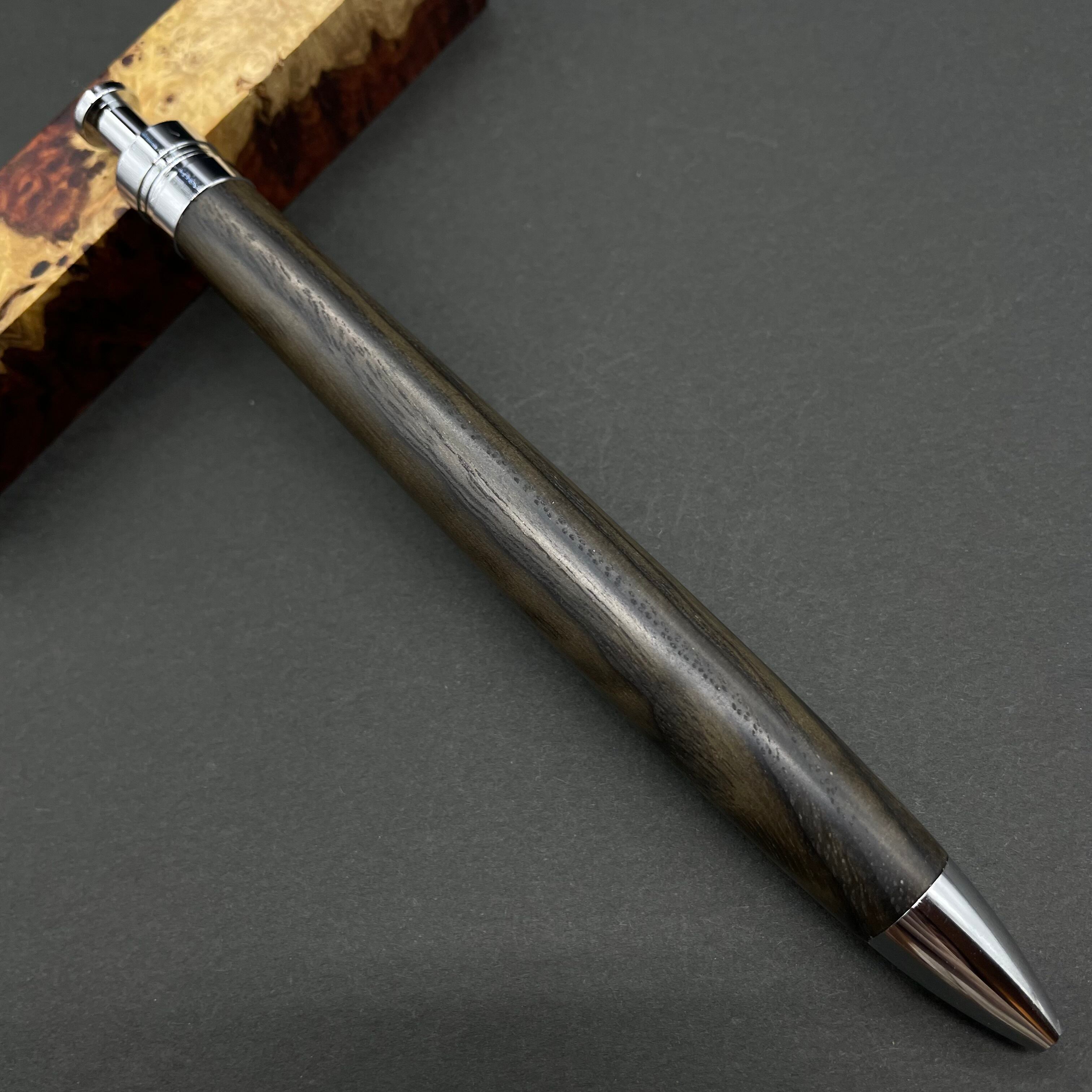 神代栗】木軸ペン 三神シャープ1100 / 三神ボール1000 | 富士瘤 Craft