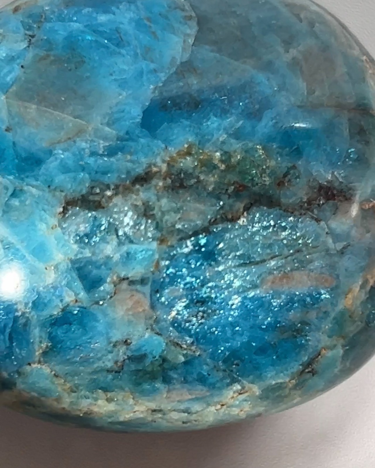 ブルーアパタイト パームストーン