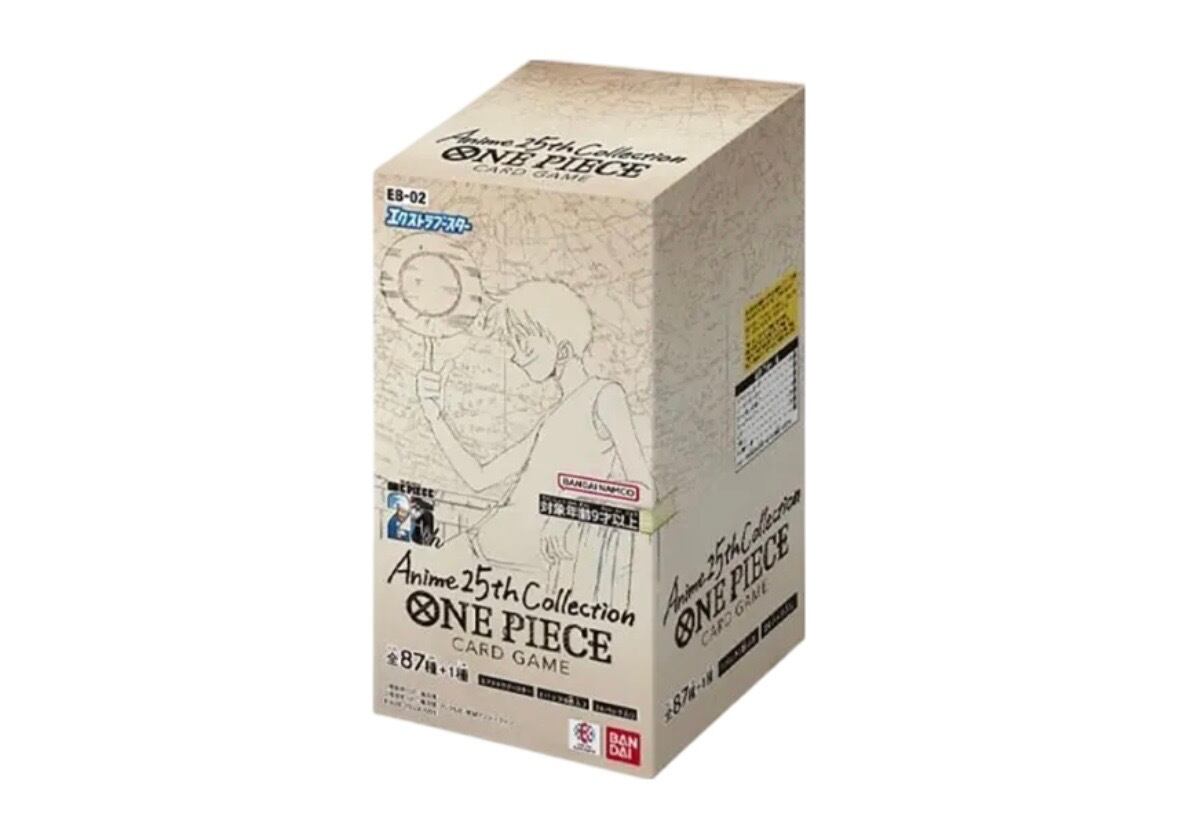 ワンピースカードAnime 25th collection BOX テープ未開封 ♣︎テープカット・パック未開封 ワンピースカードゲーム Anime 25th