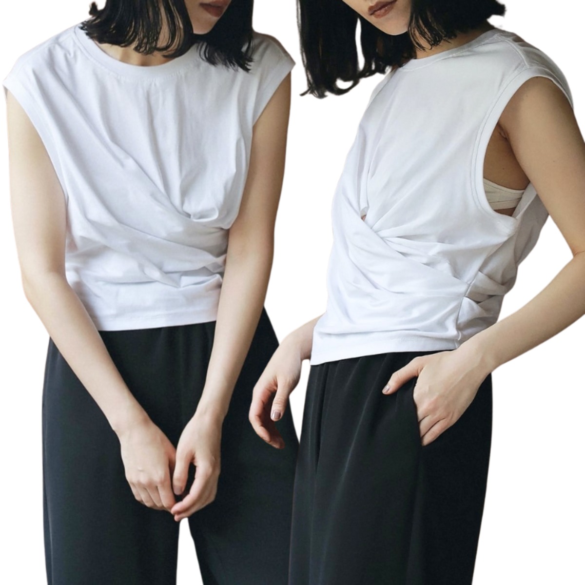 anuke 】Drape Cut Tanktop | valance 福井｜レディース セレクト