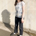 チューリップ袖が可愛い 花柄シアーブラウス｜ピンク｜サムネイル9