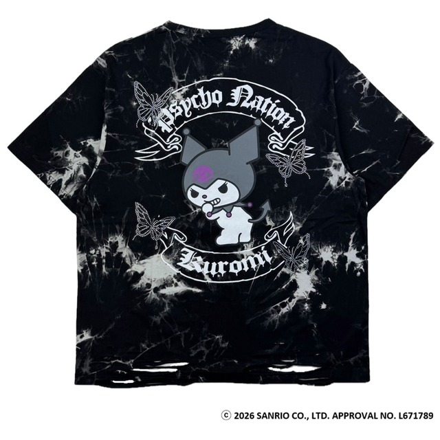 ◆KUROMI バタフライストーン S/S Tee◆ri-118627