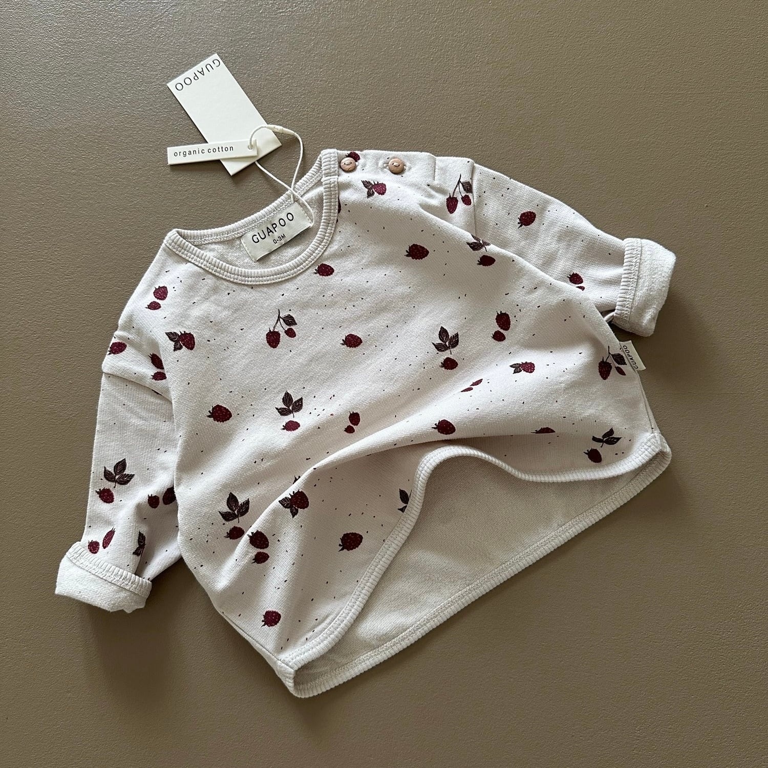 【GUAPOO】SWEATSHIRT MINI RASPBERRY
