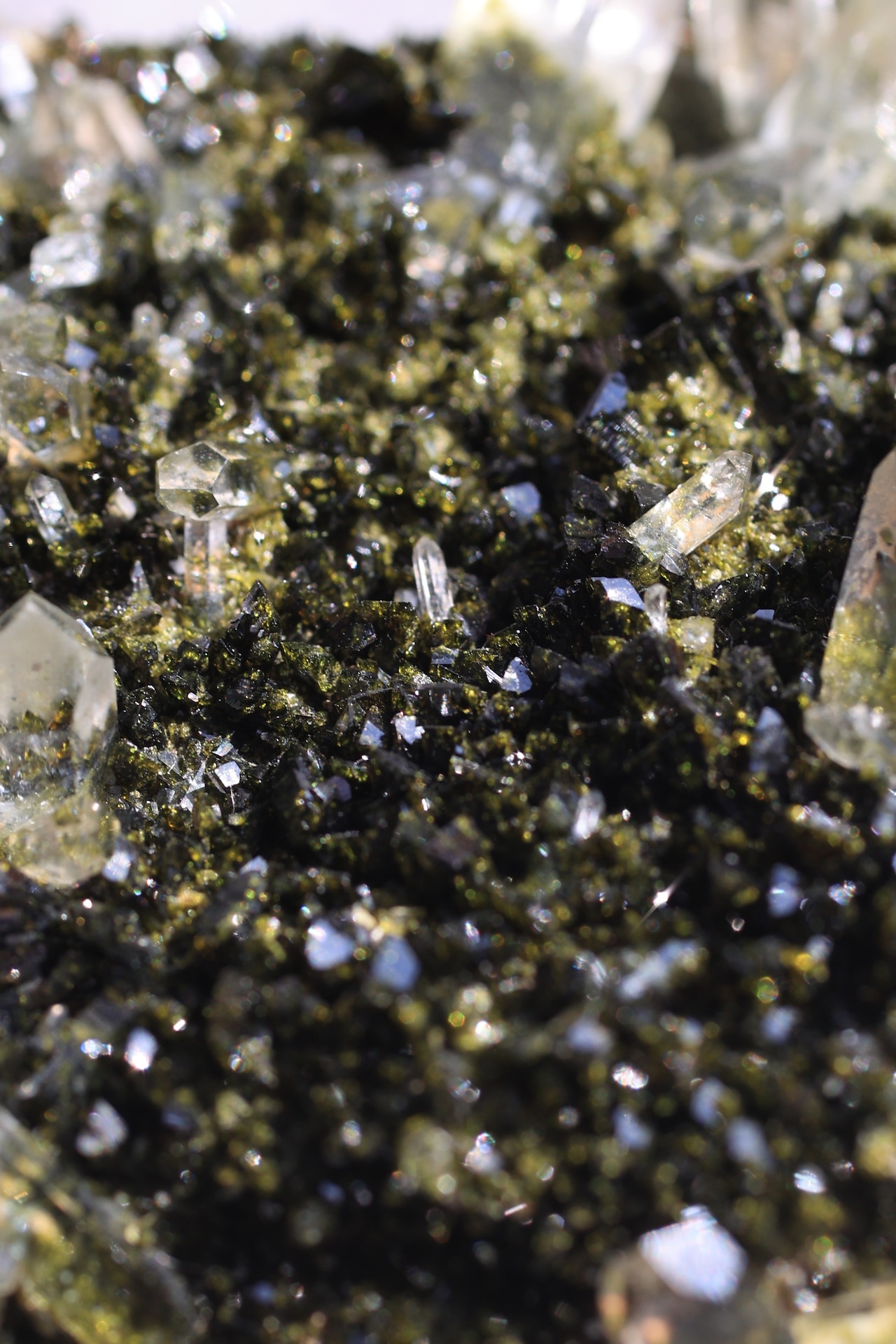 エピドート「森の神秘」Epidote|天然石 原石 鉱物 パワーストーン | EP-H-001