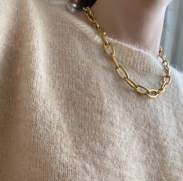 ゴールド ヨーロッパ風シンプルネックレス