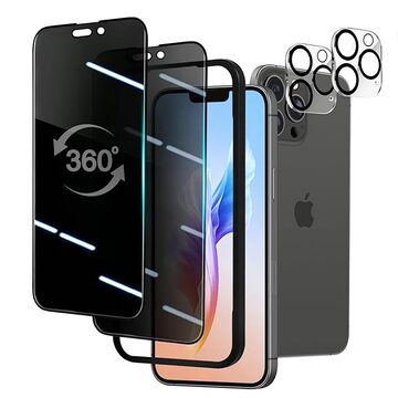 iPhone13/13Pro【のぞき見防止】保証付きガラスフィルム『鎧』全面フル 