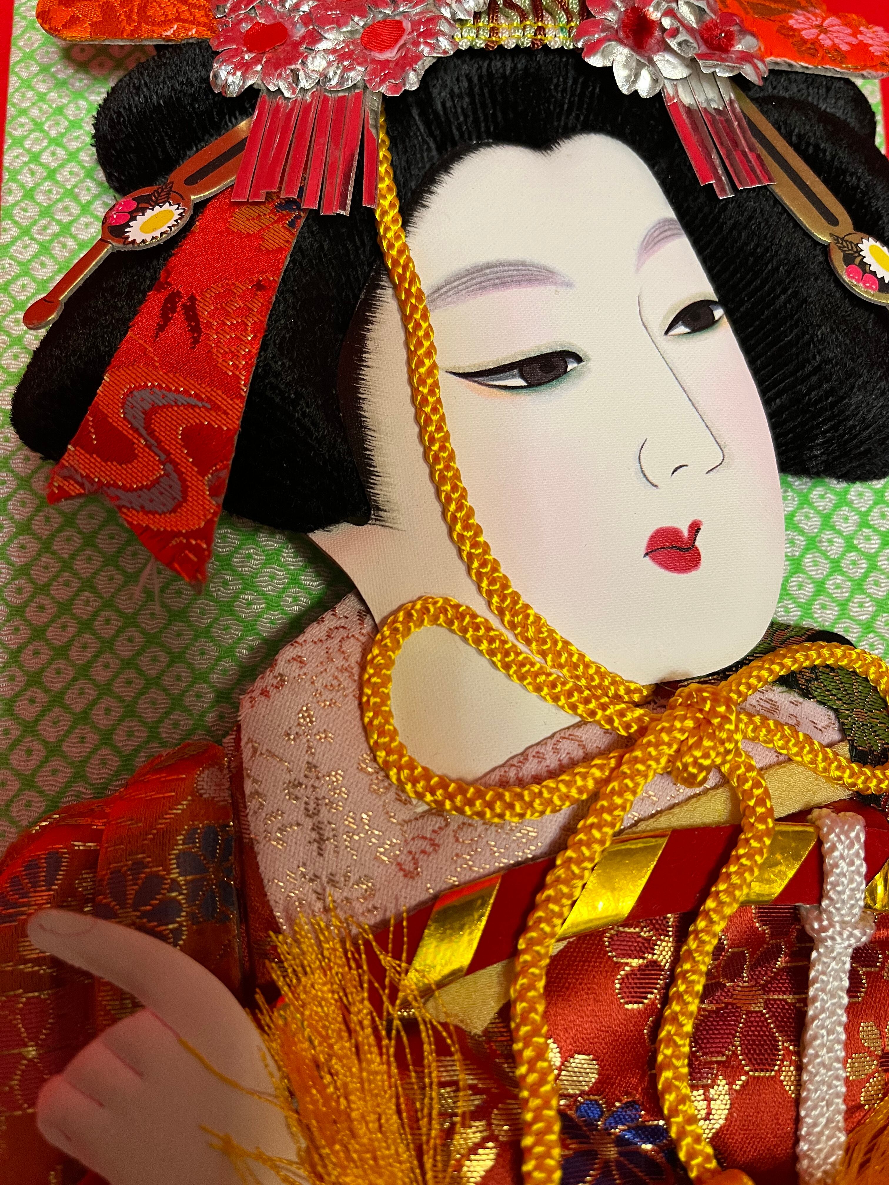 羽子板(置物) 飾り羽子板【KAZARI-HAGOITA（Decolated Racket）】for 羽付