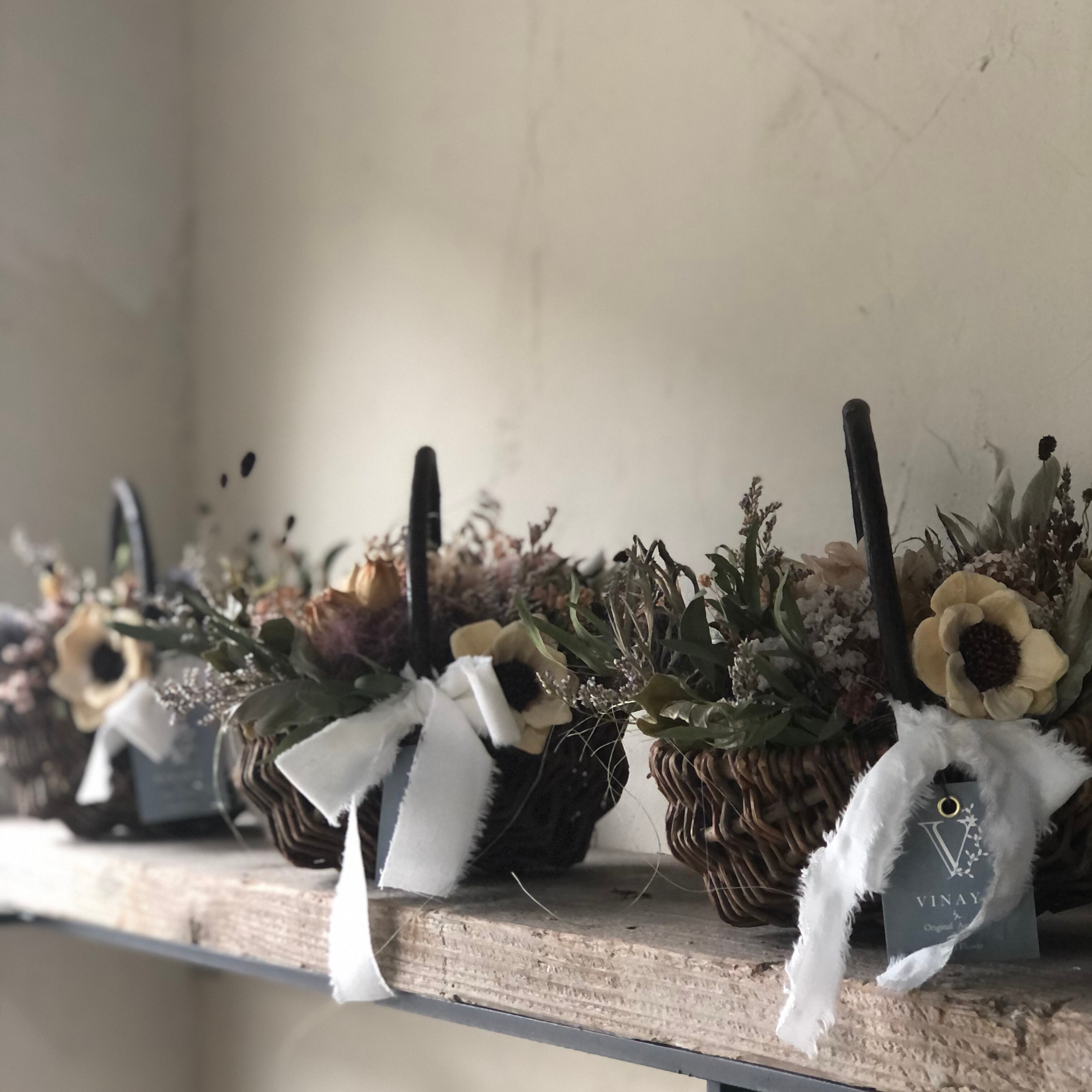 H様専用　おとぎの国　花籠　M