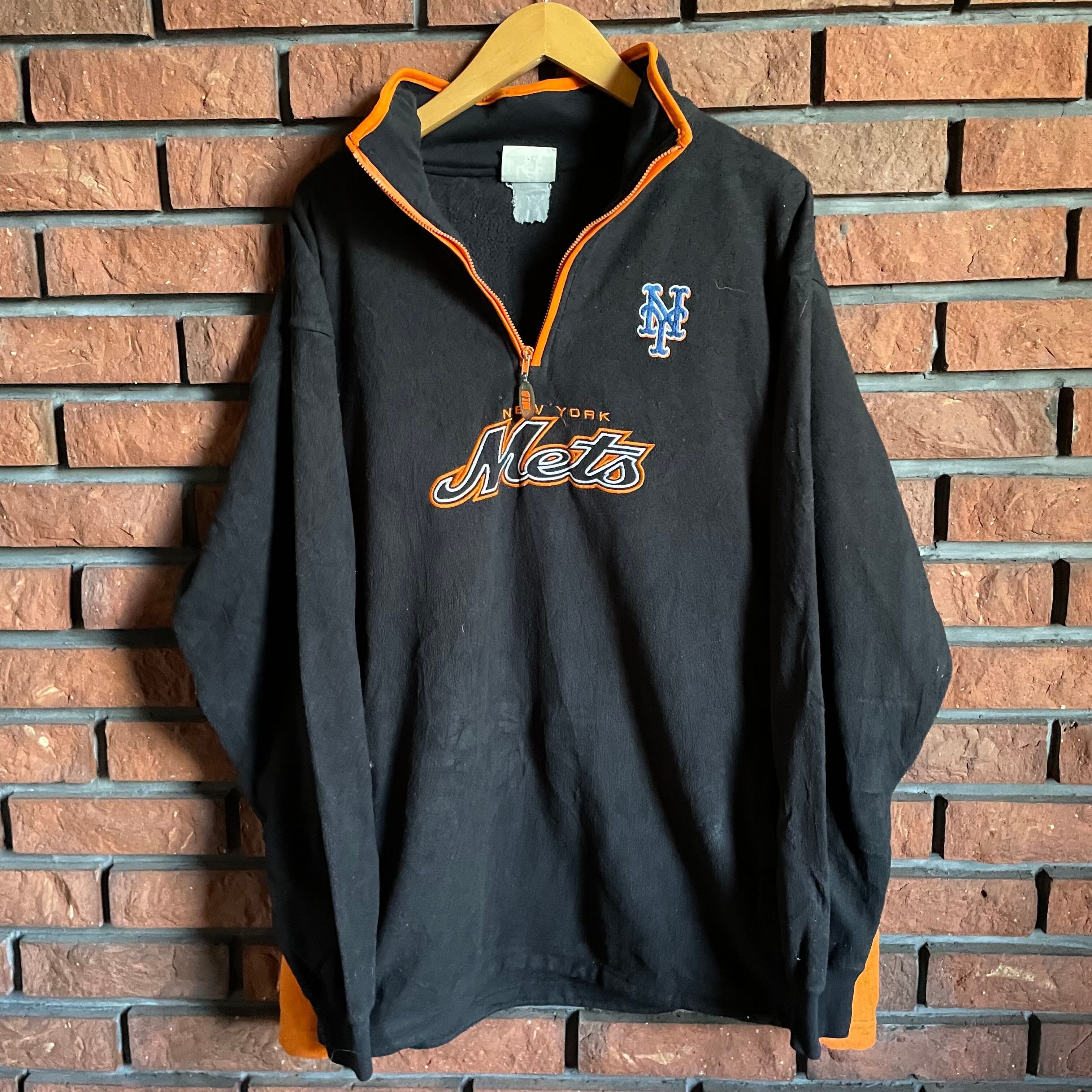 カーキ×インディゴ 希少 90s オールドネイビー ハーフジップ フリース