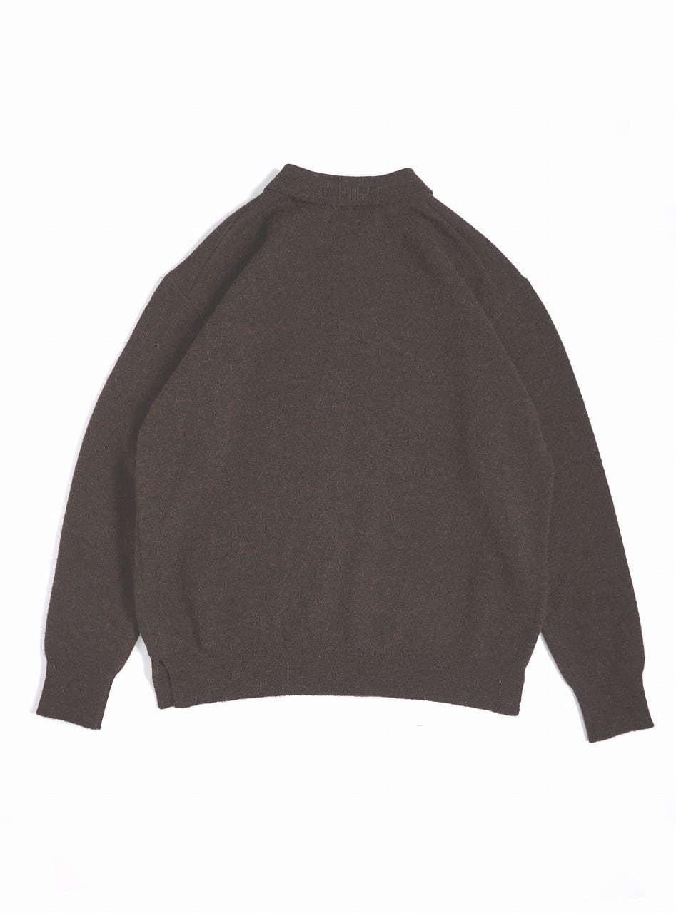Alpaca Wool Smooth Knitted Polo