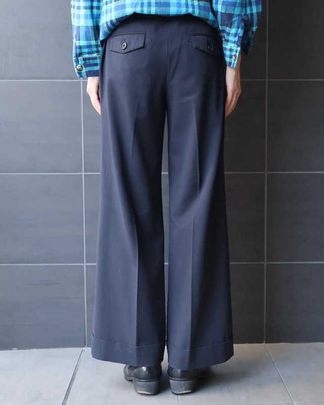 9/10th length center crease double slacks