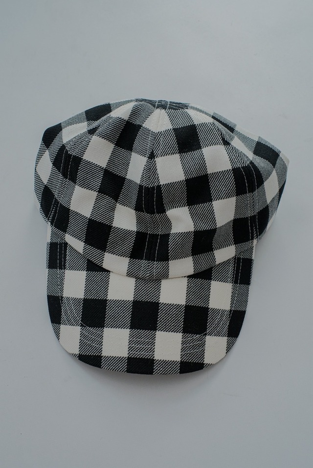【TSTS】GINGHAM WOOL DRAWSTRING CAP