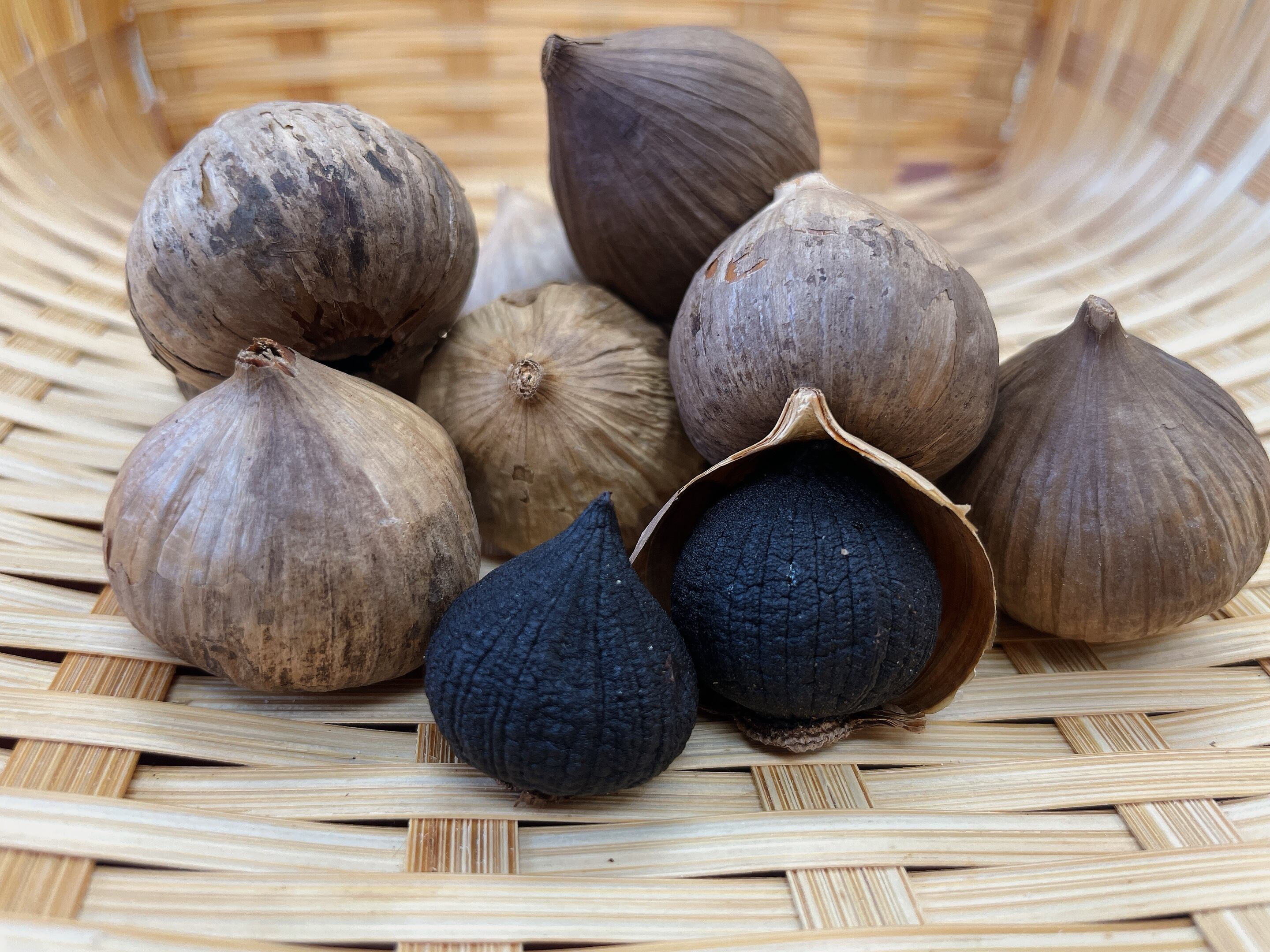黒玉にんにく和紙袋 110g | お漬物 岡田屋