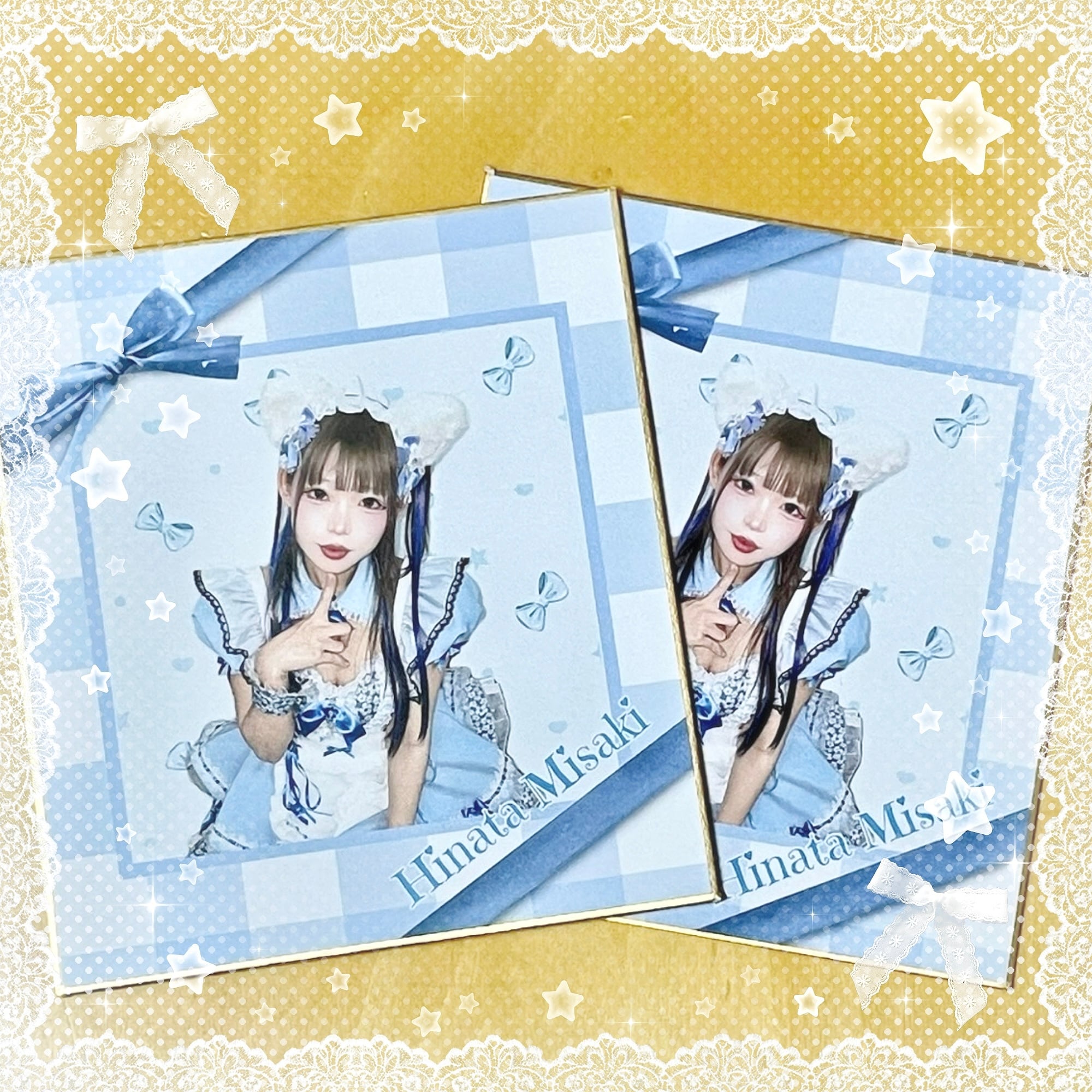 日向みさきミニサイン色紙(数量限定販売） | kimishin ONLINE shop