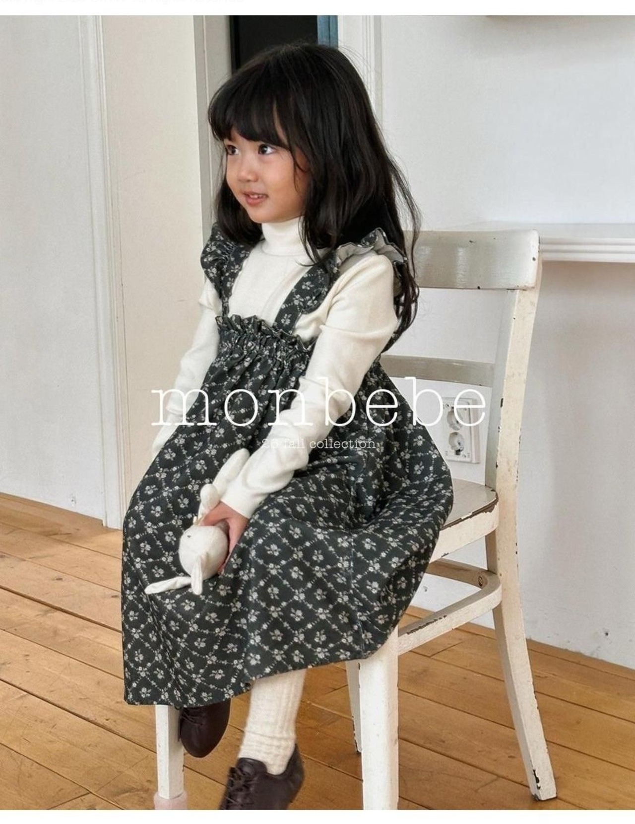韓国子供服 / 26winter / monbebe / MBBハイネックT / キッズ *S~XL*
