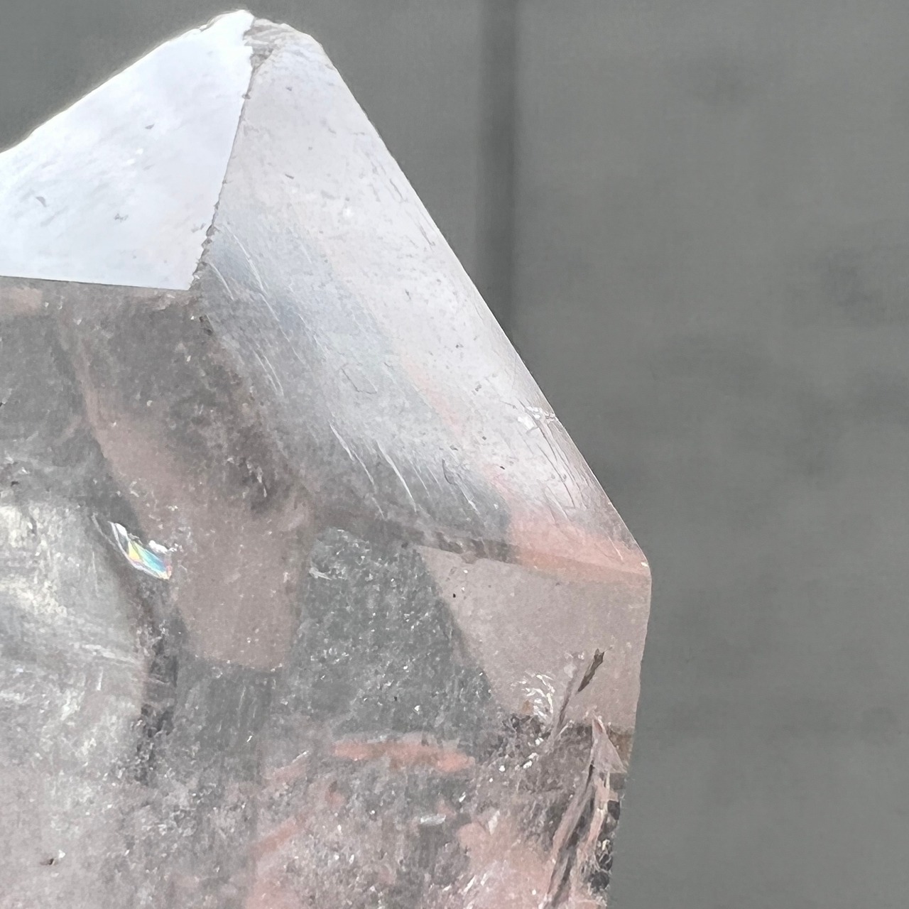 トマスゴンサガ産水晶クラスター*クリアクォーツ*レインボー*レコードキーパー*タイムリンク*ツイン*アイリス*天然石インテリア*TM-1