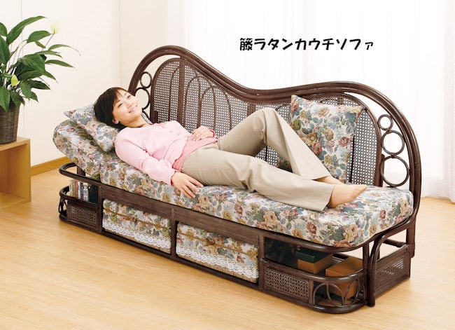 籐ラタン ラウンジチェア 幅86cm 韓国インテリア（855） | ‎