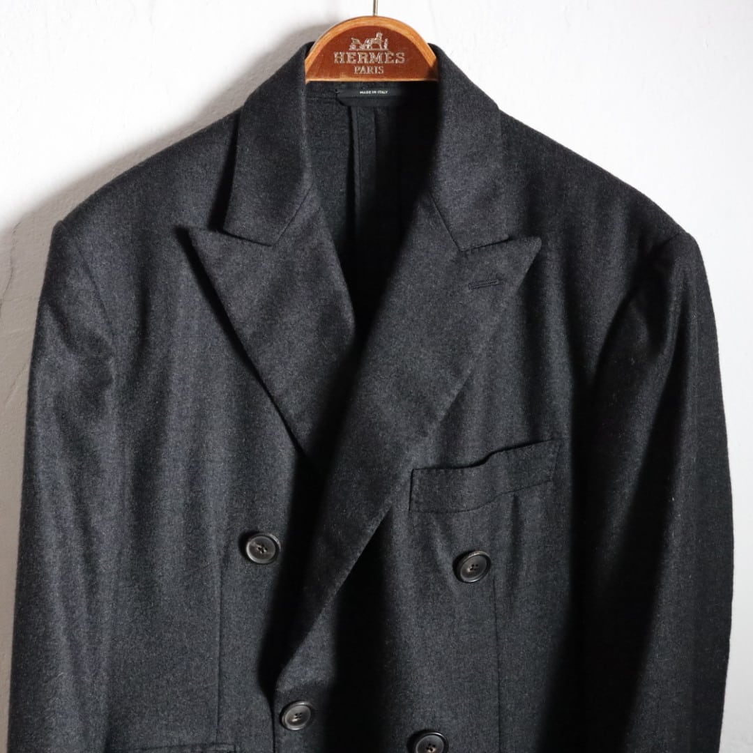 00s Hermès Cashmere Double Breasted Jacket