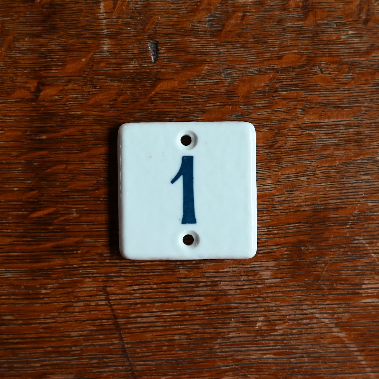 Number Plate / ナンバープレート〈 ルームナンバー・席札・店舗什器・アンティーク・ヴィンテージ 〉114035