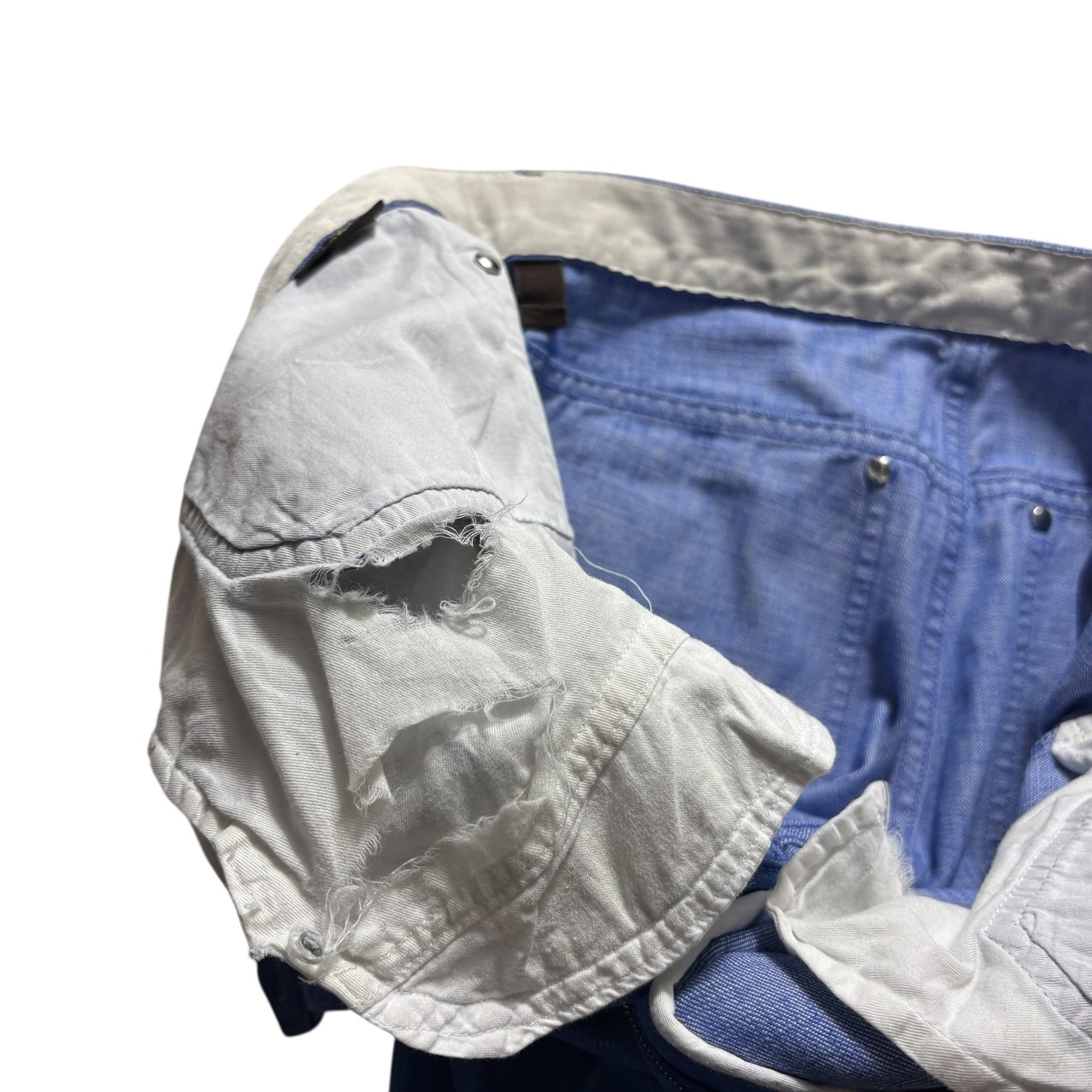 LOUIS VUITTON blue denim pants