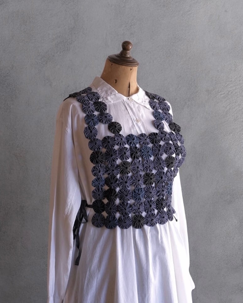 美品　YANUK　Quilting Vest　4WAYキルティングボア one-tone / color mix COORDINATE】 BOA VEST SET QUILTING COAT