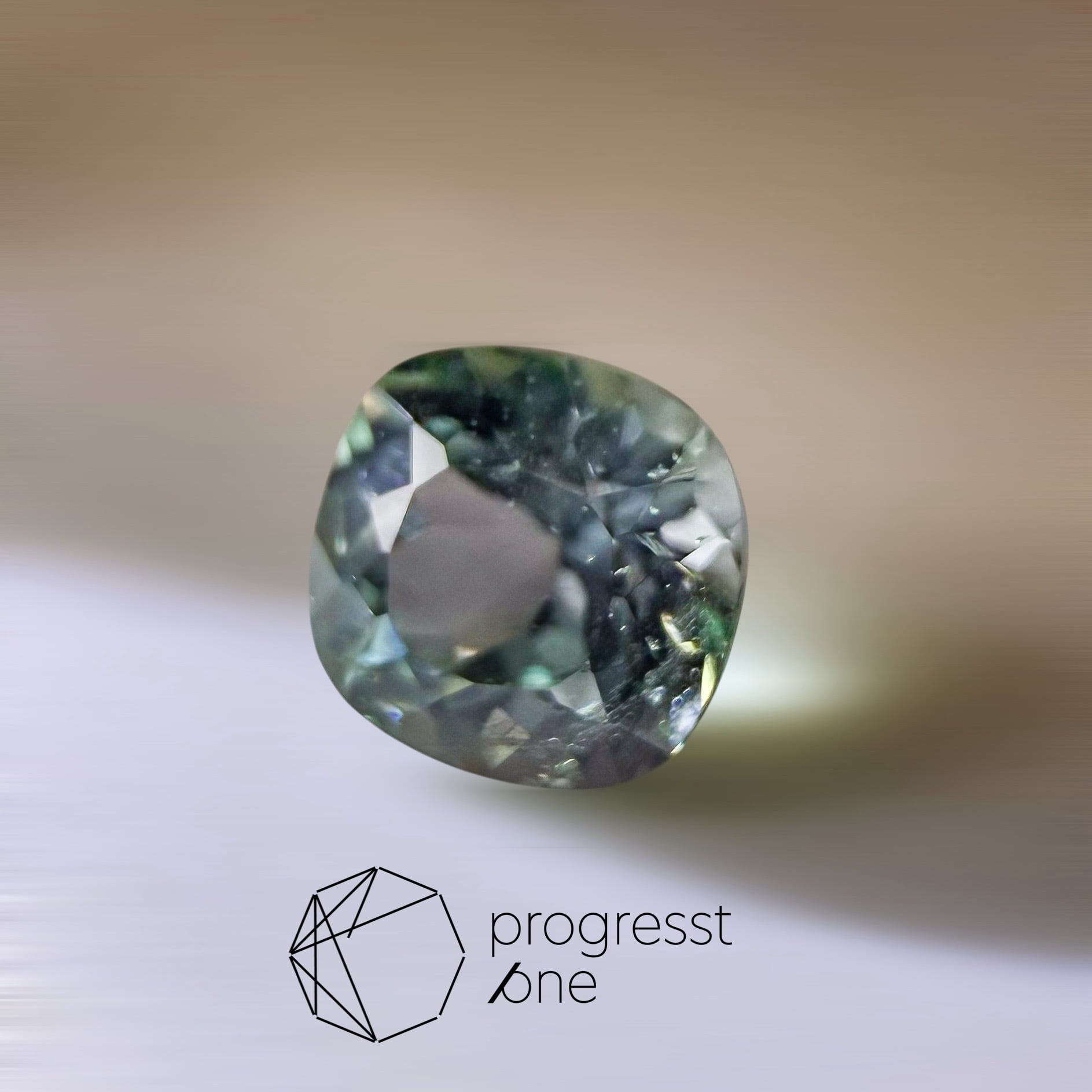 ミントグリーンコーネルピン0.44ct | progresstone