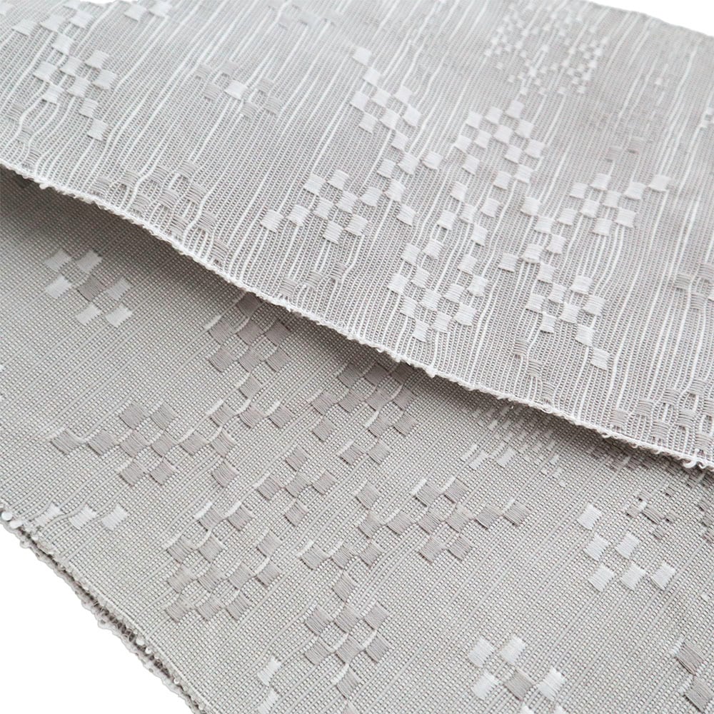 半巾帯 en coton「雪花（せっか）」 snow gray | OLN web shop